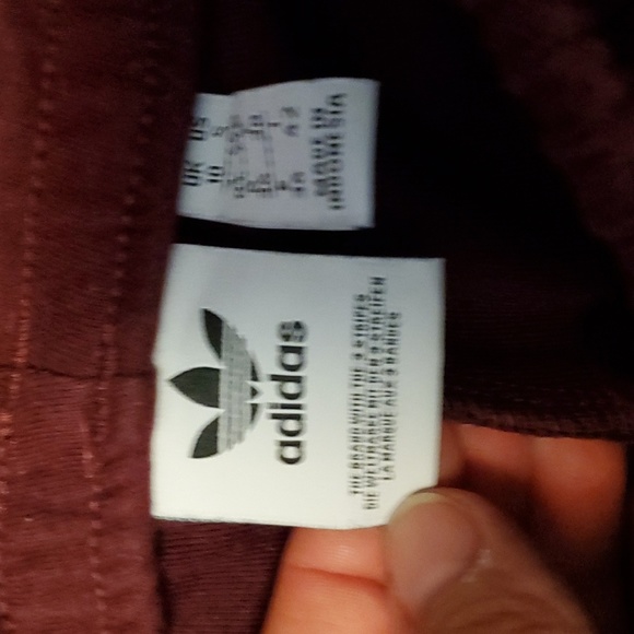 Adidas Men's Small Burgundy jogger - Picture 2 of 4